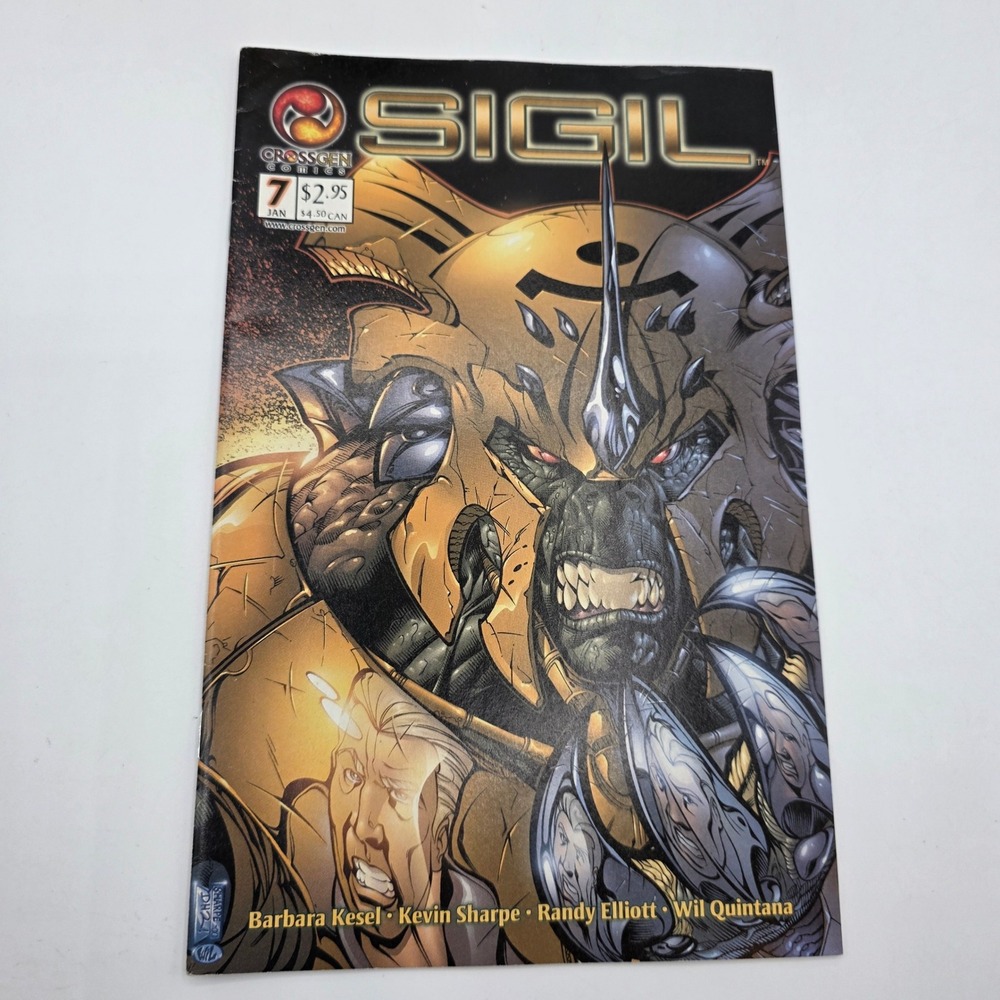 Sigil 7 CrossGen Comics Jan 2001 First Printing Kevin Sharpe Barbara Kesel SciFi